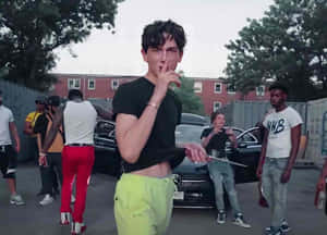 Youthful_ Group_ Outdoor_ Gathering.jpg Wallpaper