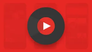 Youtube Logo Play Button In Circle Wallpaper