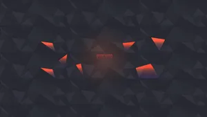 Youtube Thumbnail Geometric Black Wallpaper