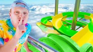 Youtuber Unspeakable With Water Slide Wallpaper