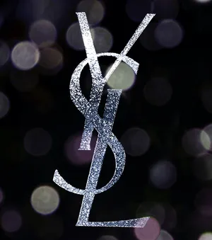 Ysl Christmas Edition Logo Wallpaper