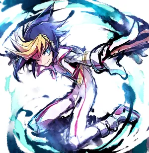 Yu-gi-oh Yugo: An Intense Duel In Action Wallpaper