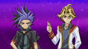 Yu-gi-oh Yuto Ready For An Intense Duel Wallpaper