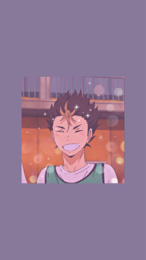 Yu Nishinoya Dazzling Smile Wallpaper