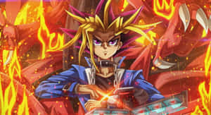 Yugi Muto, Master Duelist And Puzzle Solver Wallpaper