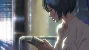 Yukari Yukino Readingin Sunlight Wallpaper