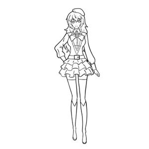 Yuki Amane Pose In Anime Vibes Wallpaper