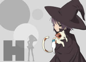 Yuki Nagato Reading A Book In A Serene Library Setting Wallpaper