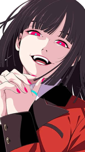 Yumeko Jabami Exhibiting Her Trademark Smile Wallpaper