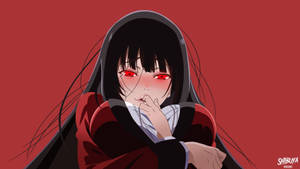 Yumeko Jabami Gets Thrilled In Kakegurui Wallpaper