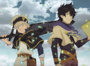 Yuno Of Black Clover Tackles The Challenges Of Asta Wallpaper