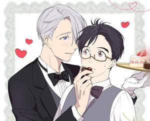 Yuri On Ice Yuuri And Victor Couple Wallpaper