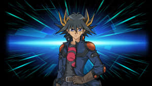 Yusei Fudo Riding Duel Runner Wallpaper