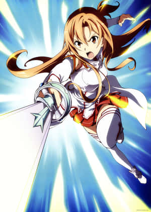 Yuuki Asuna - Defying The Virtual World Wallpaper