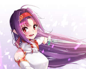 Yuuki Konno In A Beautiful Virtual World Wallpaper