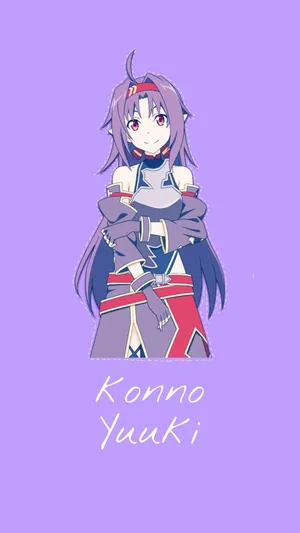 Yuuki Konno: The Undaunted Swordswoman Wallpaper