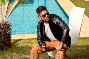 Yuvan Shankar Raja Near The Pool Wallpaper