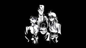 Yuyu Hakusho Black And White Wallpaper