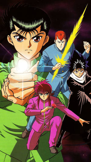 Yuyu Hakusho Characters Poster Art Wallpaper