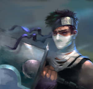 Zabuza Momochi Artistic Portrait Wallpaper