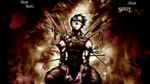 Zabuza Momochi In An Intense Battle Stance Wallpaper