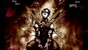 Zabuza Momochi In An Intense Battle Stance Wallpaper