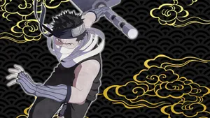 Zabuza Momochi Ninja Pose Wallpaper
