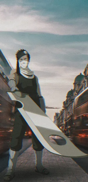Zabuza_ Momochi_ Standing_ With_ Sword Wallpaper
