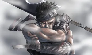 Zabuza Momochi Unleashes His Fury Wallpaper