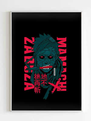 Zabuza Momochi Wielding His Sword In A Snowy Landscape Wallpaper