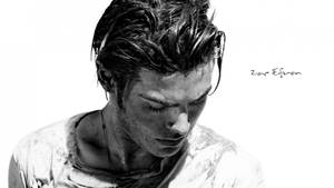 Zac Efron In Grayscale Photography Wallpaper