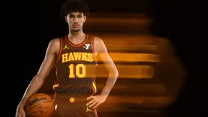 Zaccharie Risacher Atlanta Hawks Wallpaper