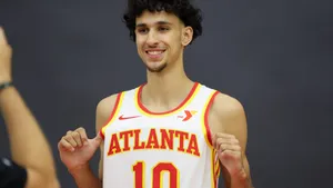 Zaccharie Risacher Atlanta Hawks Wallpaper