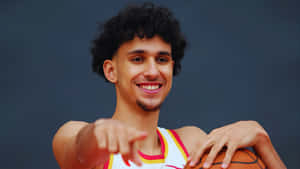 Zaccharie Risacher Basketball Profile Wallpaper