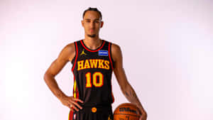 Zaccharie Risacher Hawks Profile Wallpaper