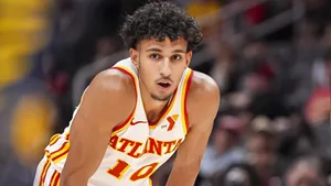 Zaccharie Risacher In Action Wallpaper