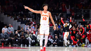 Zaccharie Risacher On Court Wallpaper