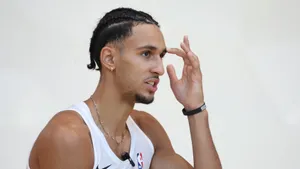 Zaccharie Risacher Profile Wallpaper