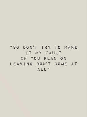 Zach Bryan Lyric Quote Wallpaper