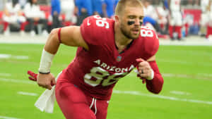 Zach Ertz Arizona Cardinals Game Action Wallpaper