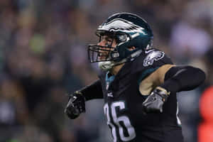 Zach Ertz Philadelphia Eagles Game Action Wallpaper