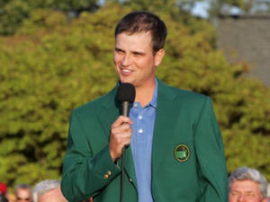 Zach Johnson Giving Speech Wallpaper