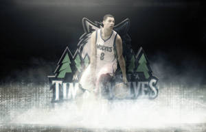 Zach Lavine Wolves Number 8 Jersey Wallpaper