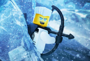 Zane Aiming Arrow In The Lego Ninjago Movie Wallpaper