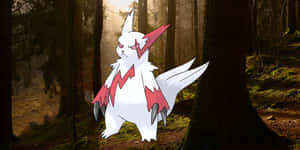 Zangoose In The Dark Forest Wallpaper