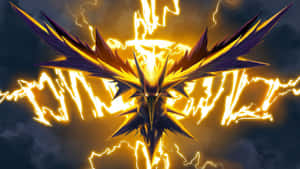 Zapdos Manipulating Lightning Wallpaper