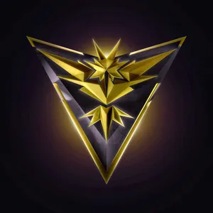 Zapdos On Team Instinct Badge Wallpaper