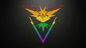 Zapdos Rainbow Logo Pride Desktop Wallpaper