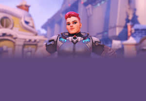 Zarya, The Powerful Russian Heroine Of Overwatch Wallpaper