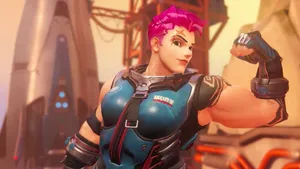 Zarya, The Powerful Russian Tank From Overwatch Wallpaper